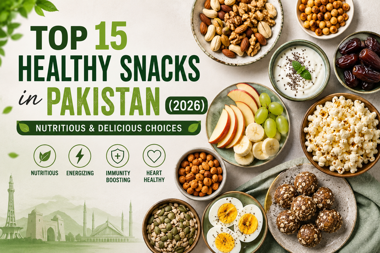 Top 15 Healthy Snacks in Pakistan (2026): Nutritious, Delicious & Easy to Eat