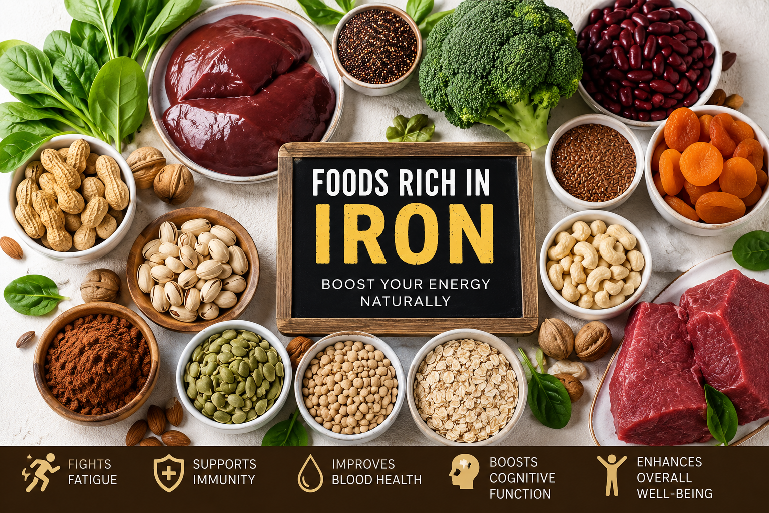Foods Rich in Iron – Healthy Iron-Rich Foods